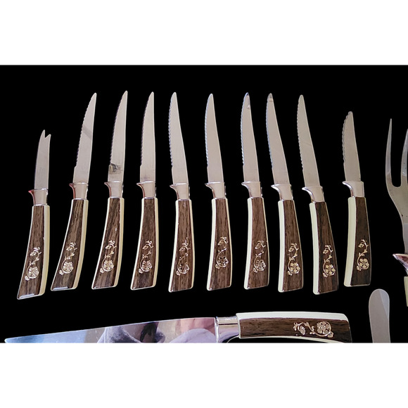 Vintage Mid Century Regent Sheffield English brand 19 piece cutlery set - Picture 3 of 12